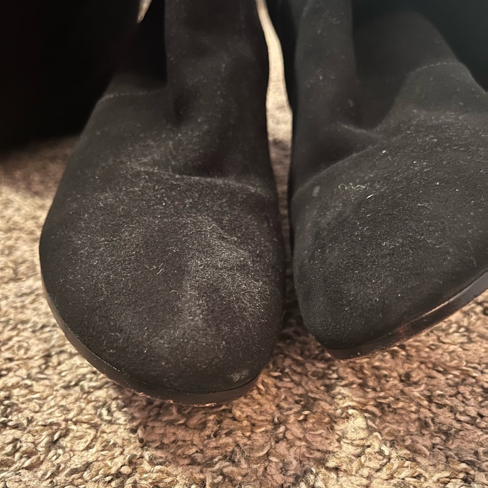 Antonio Melani Black Suede Boots - Picture 4 of 4